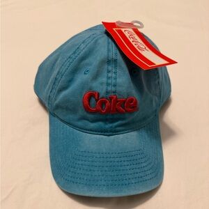 Coke Blue Cap with Red Logo